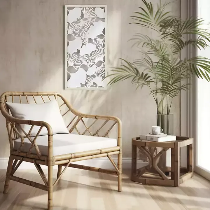 Martha Stewart Rice Paper Ginkgo Leaf Wall Plaque