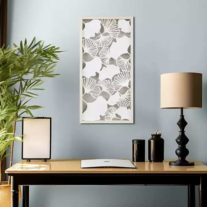 Martha Stewart Rice Paper Ginkgo Leaf Wall Plaque