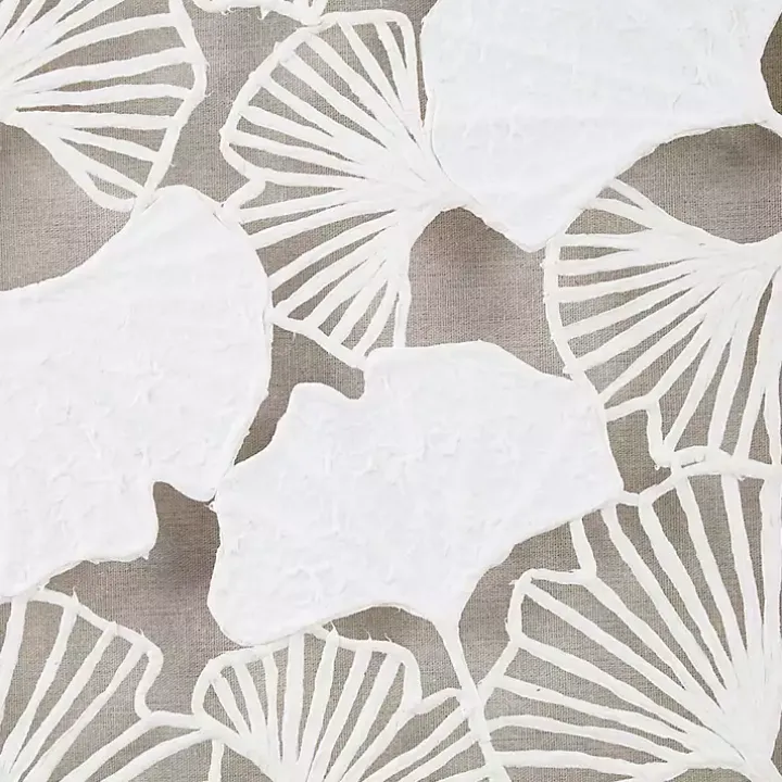 Martha Stewart Rice Paper Ginkgo Leaf Wall Plaque