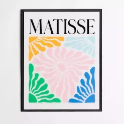 Matisse Colorful Floral Wall Plaque