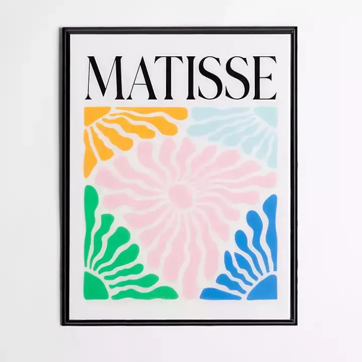 Matisse Colorful Floral Wall Plaque