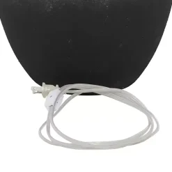 Matte Black Ombre Textured Table Lamp, 23 in.