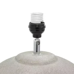 Matte Black Ombre Textured Table Lamp, 23 in.