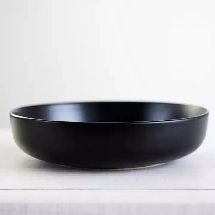 Matte Black Simple Things Dinner Bowl