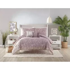 Mauve Scorro 5-pc. Queen Comforter Set