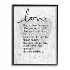 May This Home Framed Giclee Canvas Art Print