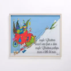 Means a Little Bit More Grinch Wall Plaque