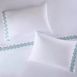 Medallion Hem Microfiber 4-pc. Full Sheet Set