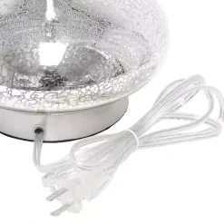 Mercury Glass Curvy Table Lamp