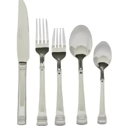 Mercutio Lines Stainless Steel 20-pc. Flatware Set