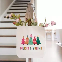Merry & Bright Whimsy Wonderland Canvas Tote Bag