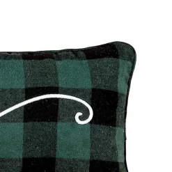 Merry and Bright Buffalo Check Lumbar Pillow
