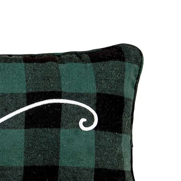 Merry and Bright Buffalo Check Lumbar Pillow