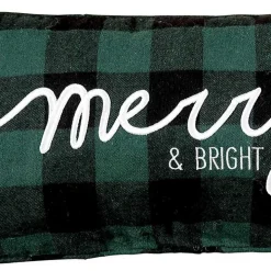 Merry and Bright Buffalo Check Lumbar Pillow