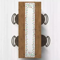 Merry and Bright with Lights Table Runner, 90 in.