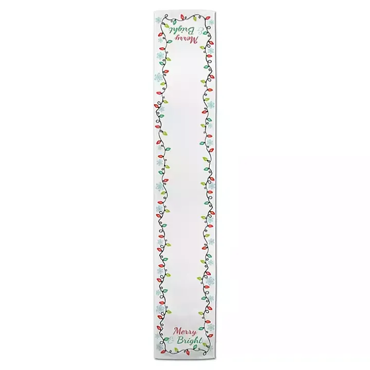 Merry and Bright with Lights Table Runner, 90 in.