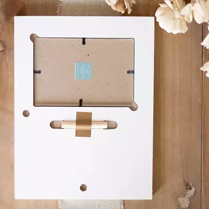 Merry Christmas Pink Trees Picture Frame, 4x6