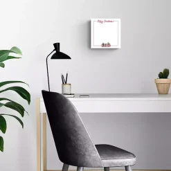 Merry Christmas Pink Trees Dry Erase Board