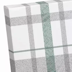 Merry Christmas Plaid Canvas Wall Plaque