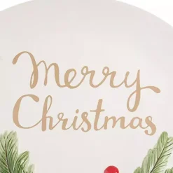 Merry Christmas Round Serving Platter