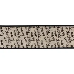 Merry Christmas Script 5 yard Christmas Ribbon