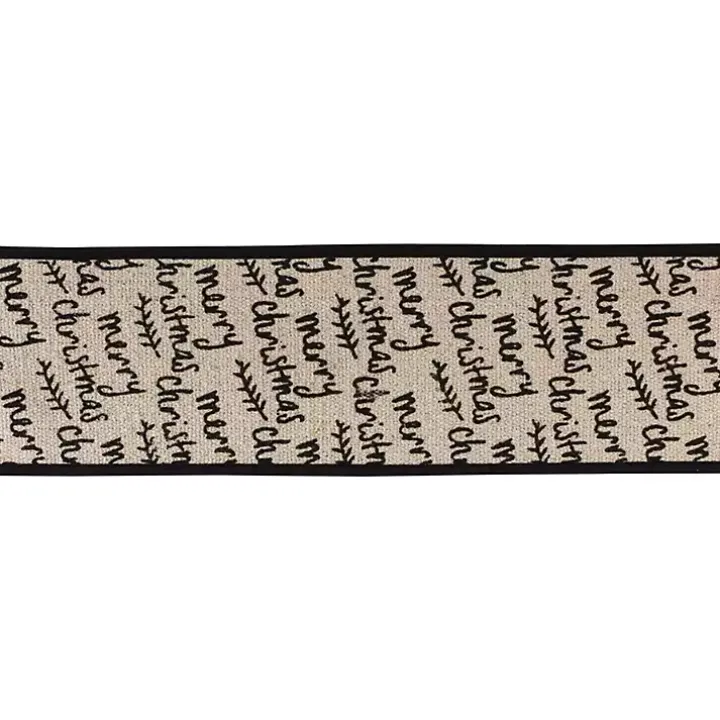 Merry Christmas Script 5 yard Christmas Ribbon
