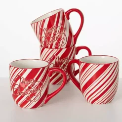 Merry Christmas Script Mugs, Set of 2