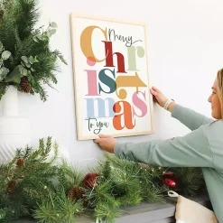 Merry Christmas to You Wall Plaque