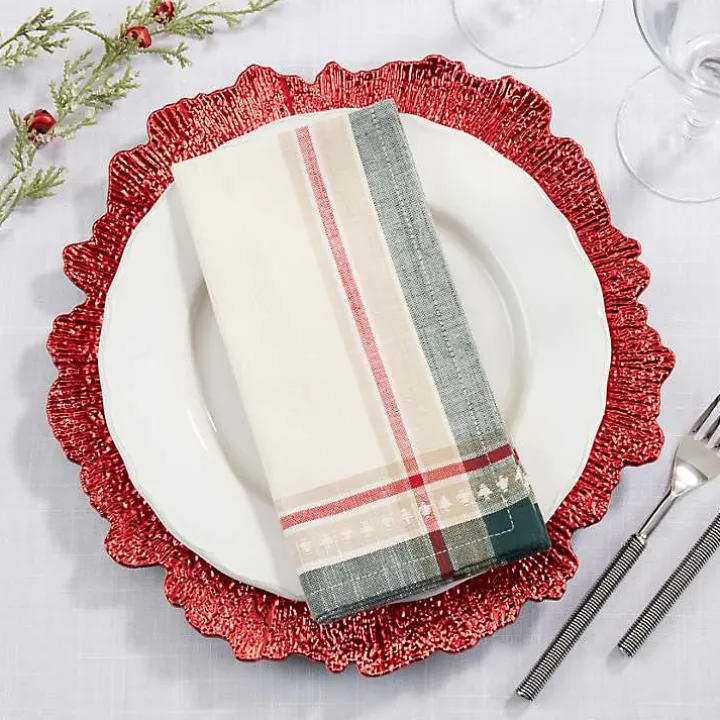 Merry Pines Cotton Napkins, Set of 4