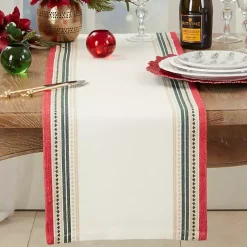 Merry Pines Cotton Runner