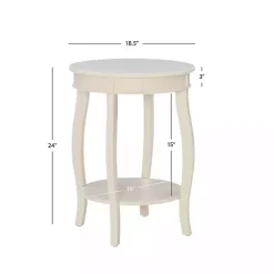 Merryweather Off White Accent Table