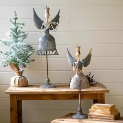 Metal Angels with Instruments, Set of 2