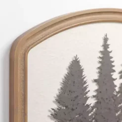 Metal Tree Scene Framed Wall Plaque