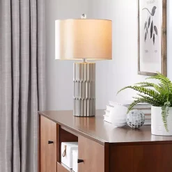 Metallic Brown and Champagne Tanya Table Lamp