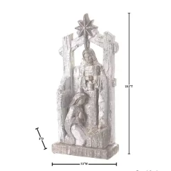 Metallic Holy Family Nativity