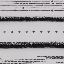 Mia White Striped 3-pc. King Duvet Cover Set