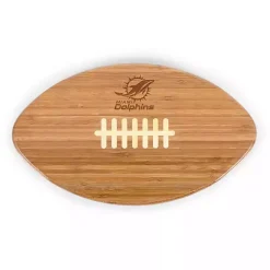 Miami Dolphins Bamboo Football Cutting Board