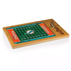 Miami Dolphins Cutting Board & Knife Set