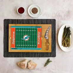 Miami Dolphins Cutting Board & Knife Set