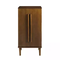 Mid-Century Modern Walnut Jewelry Armoire