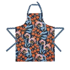 Midnight Floral Bistro Apron