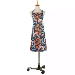 Midnight Floral Bistro Apron