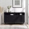 Midnight Mid-Century Modern Sideboard