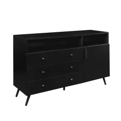 Midnight Mid-Century Modern Sideboard
