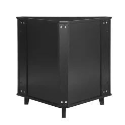 Mikie Black Corner Cabinet
