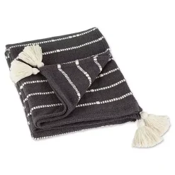 Mineral Slub Stripe Decorative Throw