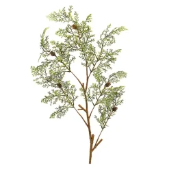 Mini Pinecone Cedar Branch Stems