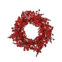 Mixed Red Berry Wreath