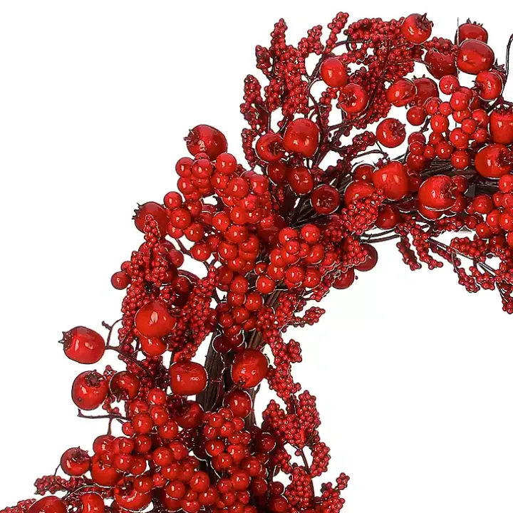 Mixed Red Berry Wreath
