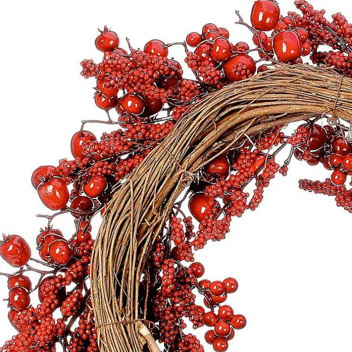 Mixed Red Berry Wreath